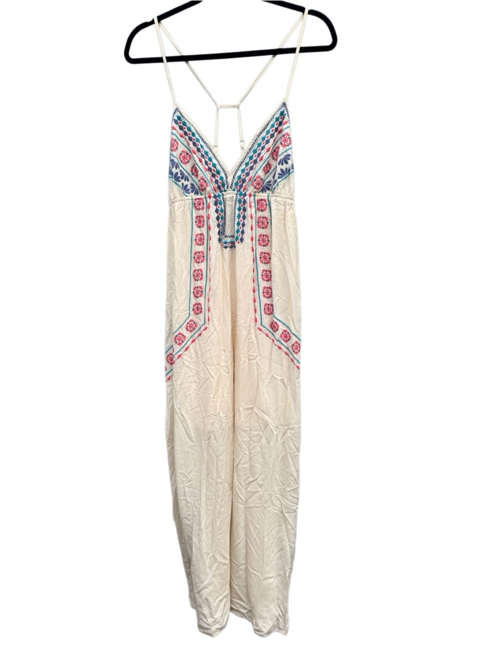 Flying Tomato Women’s Boho Embroidered Maxi Dress Size Large